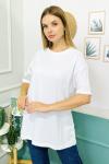 155256 Oversize Baskisiz Duz Tshirt